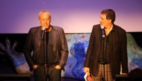 Toni Cruz i Josep M. Mainat en roda de premsa / Núria Julià