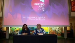 La Regidora de Cultura de l'Ajuntament de Tarragona, Sandra Ramos, i la presidenta de l'ARC, Raquel Bassas a la roda de premsa / Mar Rovira