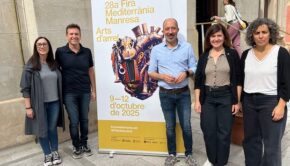 Les autoritats durant l'acte de balanç del festival / Lourdes Casademont