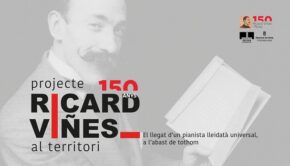 Cartell del cicle de conferències i concerts 'Ricard Viñes al territori'