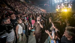 Joan Dausà al Pavelló de Fontajau de Girona / Gaspar Morer