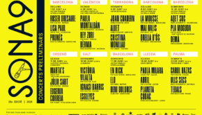 Cartell concerts preliminars Sona9 2026