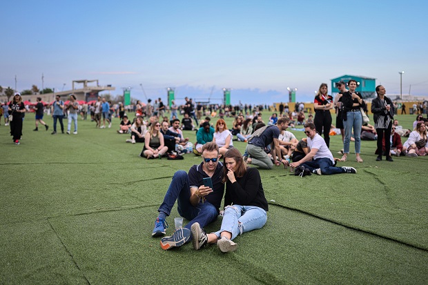 Esplanada del Fòrum durant el Primavera Sound / Jordi Borràs
