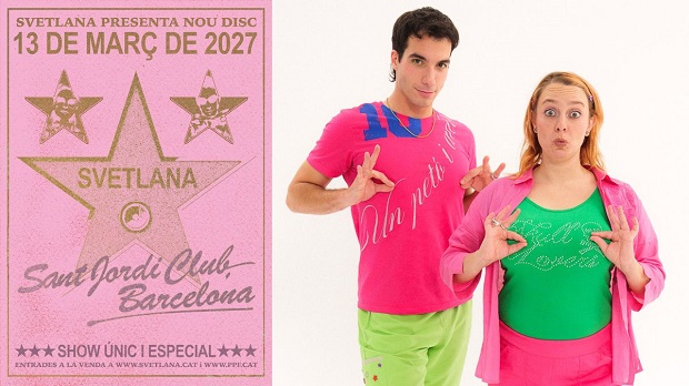 Svetlana / Cartell promoció concert al Sant Jordi Club
