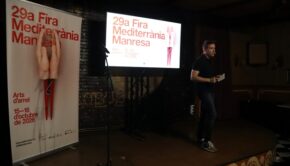 Jordi Fosas, director del festival, durant la presentació de la 29a Fira Mediterrània de Manresa / Mar Martí