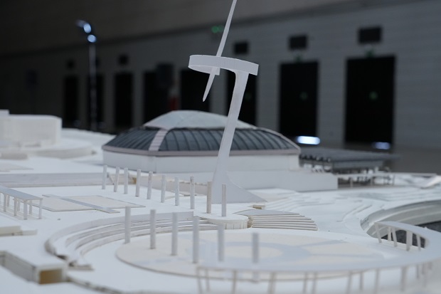 Maqueta del nou Sant Jordi Club / Nico Tomás