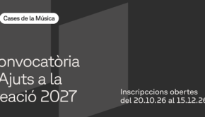Convocatòria ajuts Cases de la Música